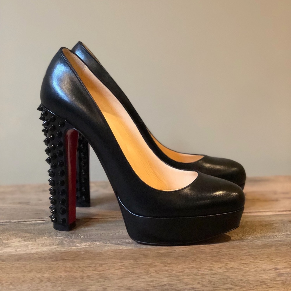 !Price Firm! Christian Louboutin Taclou Pump Heels - Picture 2 of 5